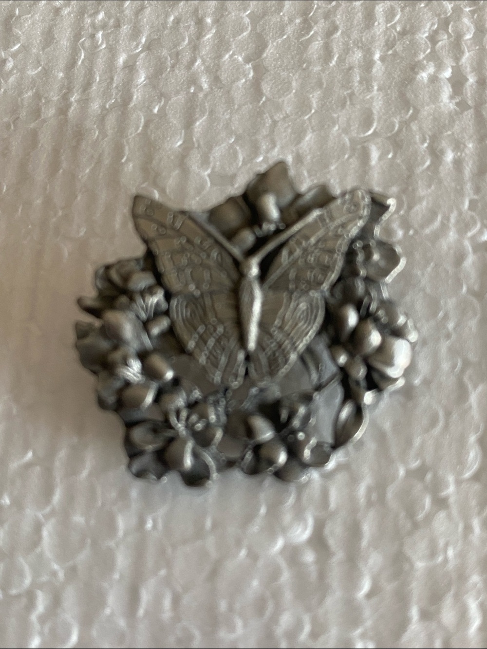 Ltd Edition Birds & Bloom 1998 Butterfly Floral Brooch - Women Jewelry